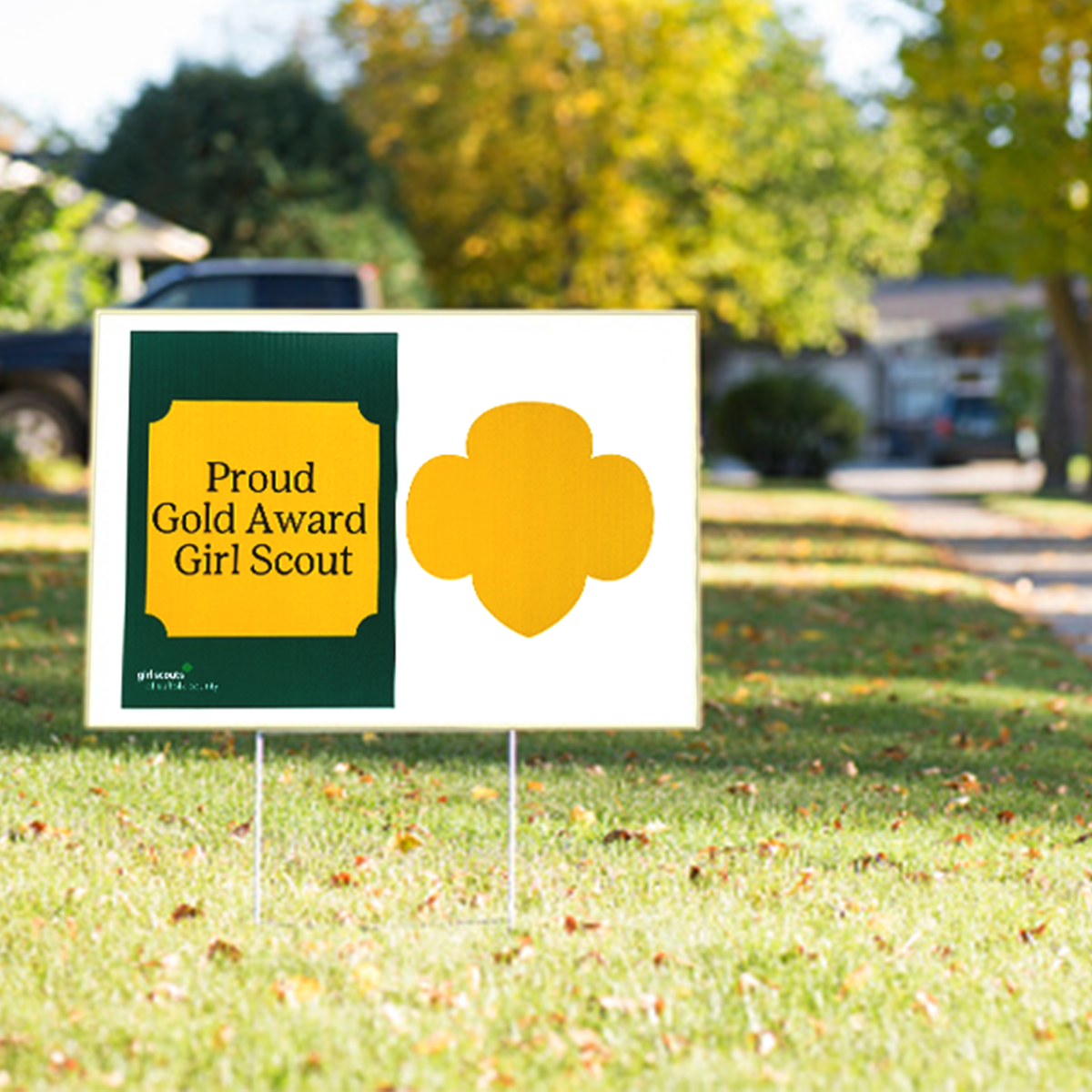 Gold Award Yard Sign