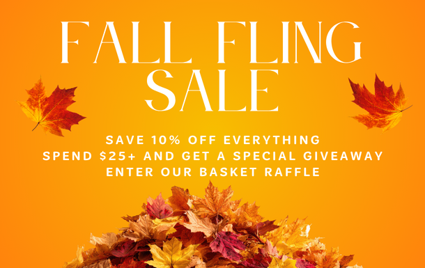 Fall Fling Sale: 9/28-10/3
